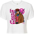 thumbnail image 3 of Marvel X-Men - Gambit With Logo - Juniors Cropped Graphic T-Shirt, 3 of 5