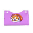 thumbnail image 2 of Rocae Corgi In Sushi Roll Print Long Tissue Box Lid Durable Leather Tissue Box Lid Can Be Used as Modern Home Decoration, 2 of 9