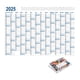 thumbnail image 1 of Cateissary Calendario de pared vintage practicidad y placer visual en una pegatina gratuita, adhesivo de doble cara Almacenamiento y organización del hogar D, 1 of 3