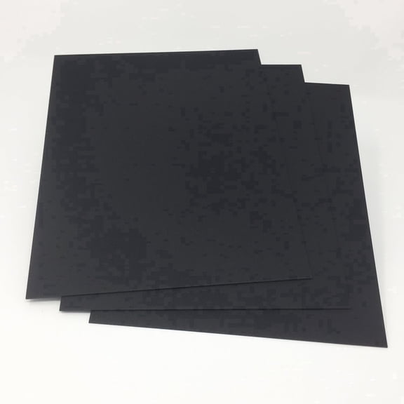 Crescent Ultra Black Mounting Board, Create & Display Double-Sided Art Boards, 12"x16", Acid Free, Rigid, Portable, Ideal for Plein Air, Multi-Media, 3 Sheets