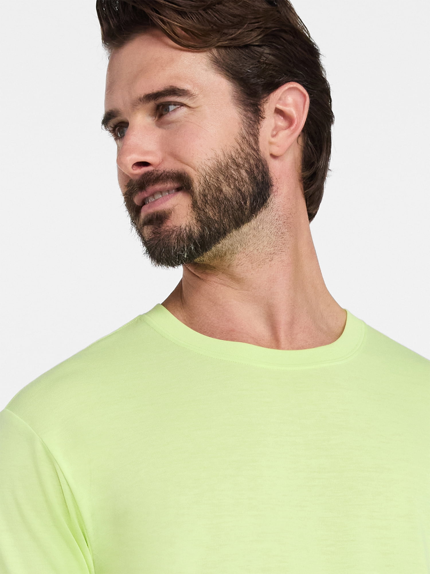 Athletic Works Men's and Big & Tall Tri Blend Tee with Short Sleeves, Sizes XS-4XLT
