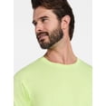 thumbnail image 3 of Athletic Works Men's and Big Men's Tri Blend Tee, Sizes S-4XL, 3 of 5