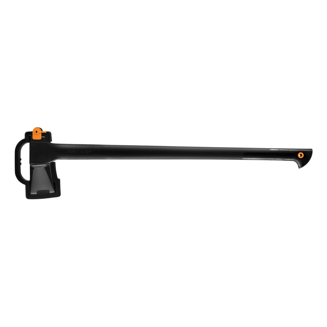 Fiskars Single Bit Super Splitting Axe with 36" Duraframe Handle and Sheath, Black