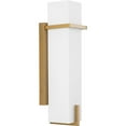 thumbnail image 4 of Antrim Collection One-Light Soft Gold Modern Medium Outdoor Wall Lantern, 4 of 9