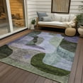 thumbnail image 6 of Addison Rugs Chantille Indoor/Outdoor Transitional Contemporary Olive Washable Rectangle Rug, 10' x 14', 6 of 6
