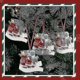 thumbnail image 1 of Adorno navideño 2021, Papá Noel con mascarilla, saco de transporte, adornos para árboles de Navidad, 1 of 3