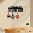 thumbnail image 4 of Porte-médailles Robuste pour Mur, Support de Médailles Sportif Présentant des Souvenirs de Course Inoubliables, Cadeaux de Motivation Support de Médailles Robuste, Porte-Médailles en Acrylique Aspect Premium (300mm X 100mm), 4 of 5