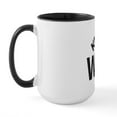 thumbnail image 2 of CafePress - Know Your Worth Large Mug - 15 oz Ceramic Large White Novelty Mug, 2 of 4