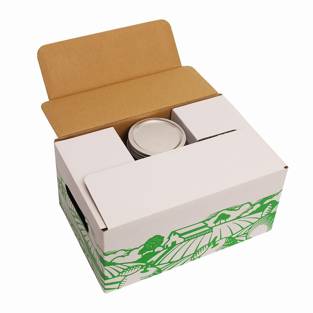 Canning Set of 4 Quart Jar Storage Boxes by VICTORIO VKP1230 Jars