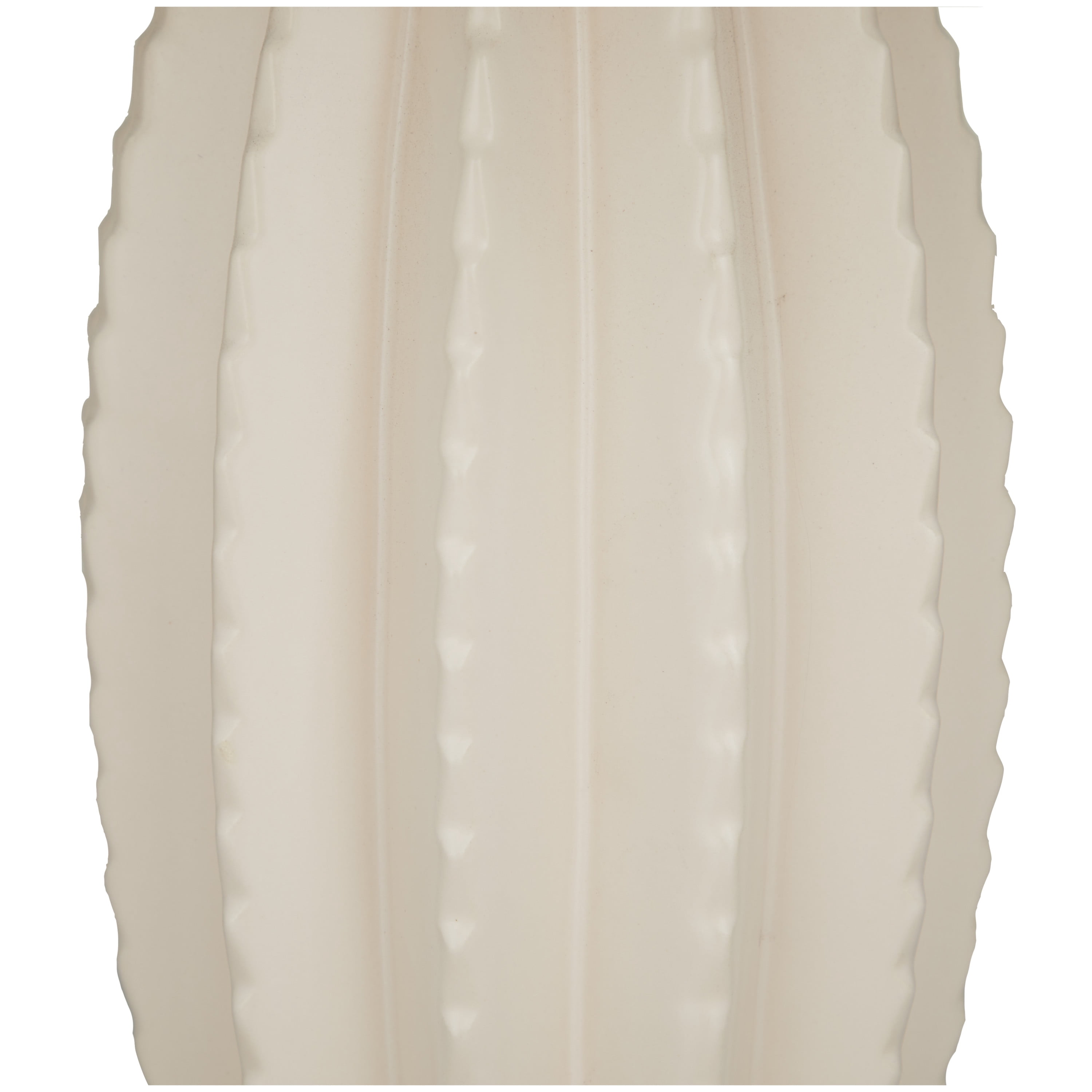CosmoLiving by Cosmopolitan 24" Gourd Style Base Cream Table Lamp with Cream Linen Shade