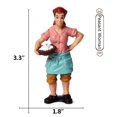 thumbnail image 4 of Keyum - Juego de 5 figuras de pequeños granjeros pintados a mano, juguetes realistas para personas y niños pequeños, 4 of 5