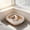 Pink#36, variant on Semi-Enclosed Cat Litter Box with High Sides, Anti-Splashing Litter Pan with Scoop, Open Top Design for Better Air Circulation, Detachable Two-Layer Structure for Easy Cleaning, 1PC