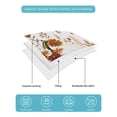 thumbnail image 4 of Quilt King Size Bedding Set, White Pumpkins Fall Reversible Summer Quilt 3 Pieces, Thanksgiving Autumn Floral Botanical Lightweight Bedspreads Coverlets with 2 Pillow Shams for All Seasons, 4 of 5