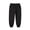 🆑427_Black, variant on Puyaiuu Boys Girls 1-14 Years Old Fall Winter Solid Color Elastic Waist Jogger Sweatpants With Side Pockets Loose Fit Casual Sports Tapered Long Pants Gift
