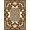 Brown, Pattern 14, variant on ODIKA 8'x10' Washable Area Rug Print Spotted Mosaic Tonal Patchwork Blocks Brindle Bold Cow Flowing Dynamic for King Size Bedroom Under Bed, Master Suite, Non-Shedding, Easy Care
