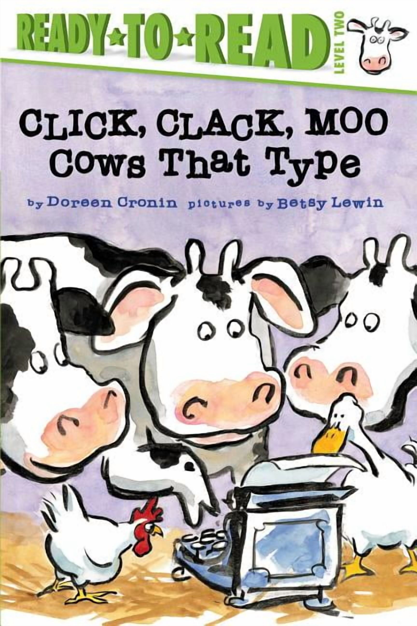 Click Clack Moo Cows That Type (Board Book) - Walmart.com
