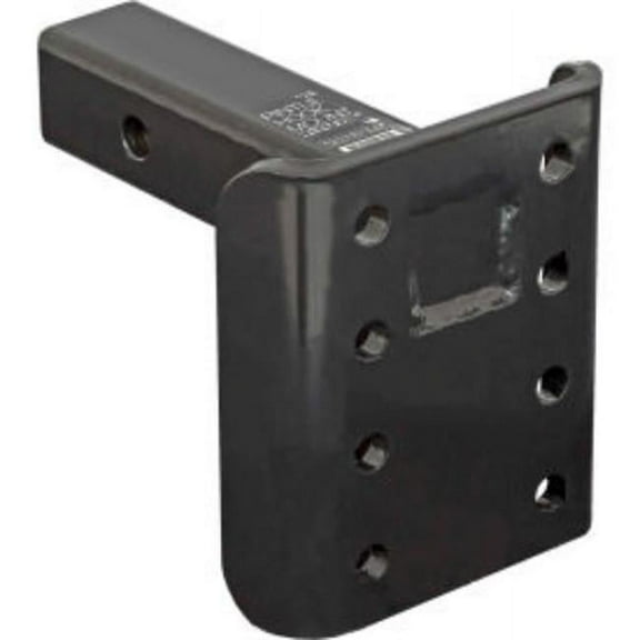 Buyers Products B2276327 2 in. Pintle Hook Mount - 3 Position with 9 in. Shank - PM90 - Black