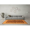 thumbnail image 3 of Ahgly Company Indoor Rectangle Oriental Orange Industrial Area Rugs, 5' x 8', 3 of 4