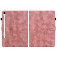 thumbnail image 2 of FJLBDE Case for Samsung Galaxy Tab S10 FE Plus/S10 FE+ 13.1 Inch 2025, Embossed Flower PU Leather Flip Wallet Folio Stand Cover, Pink, 2 of 7
