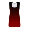 thumbnail image 4 of TrendVibe365 Tank Tops for Women 2024 Summer Tunic Gradient Split Hem Shirts Sleeveless Tees Blouse Square Neck Tshirts Loose Fit Pullovers Outfits, 4 of 5