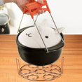thumbnail image 5 of SHAR Steamer Basket Rack for Eggs, Steamer Basket Rack for Instant Pot Accessories and Pressure Cooker Accessories (2 Inch), Stainless Steel Steamer Rack., 5 of 5