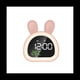 thumbnail image 1 of Reloj Despertador Digital Con LED De Conejo, Pantalla LED ElectróNica, Control De Sonido, LáMpara De Noche Silenciosa, Reloj De Escritorio Para El Hogar, Color Rosa, 1 of 5
