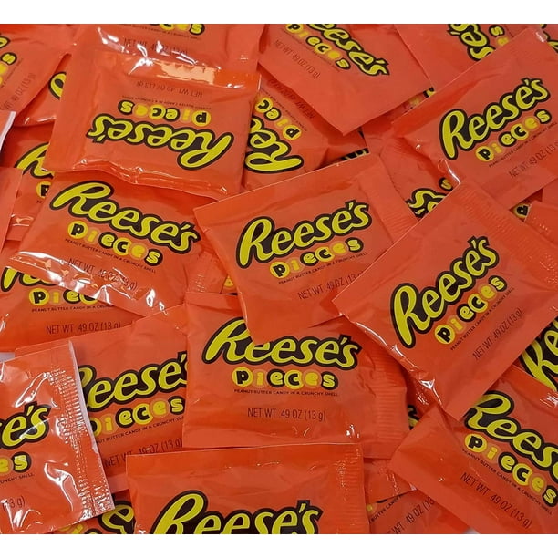Reese's Pieces Peanut Butter Crunchy Shell Candy, Individually Wrapped
