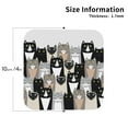 thumbnail image 3 of Kll Square Drink Coasters Set Of 4,Pu Leather Absorbent Coasters Set Decorative Coffee Cup Coasters Housewarming Gift For Home Decor-Colors Cats, 3 of 9