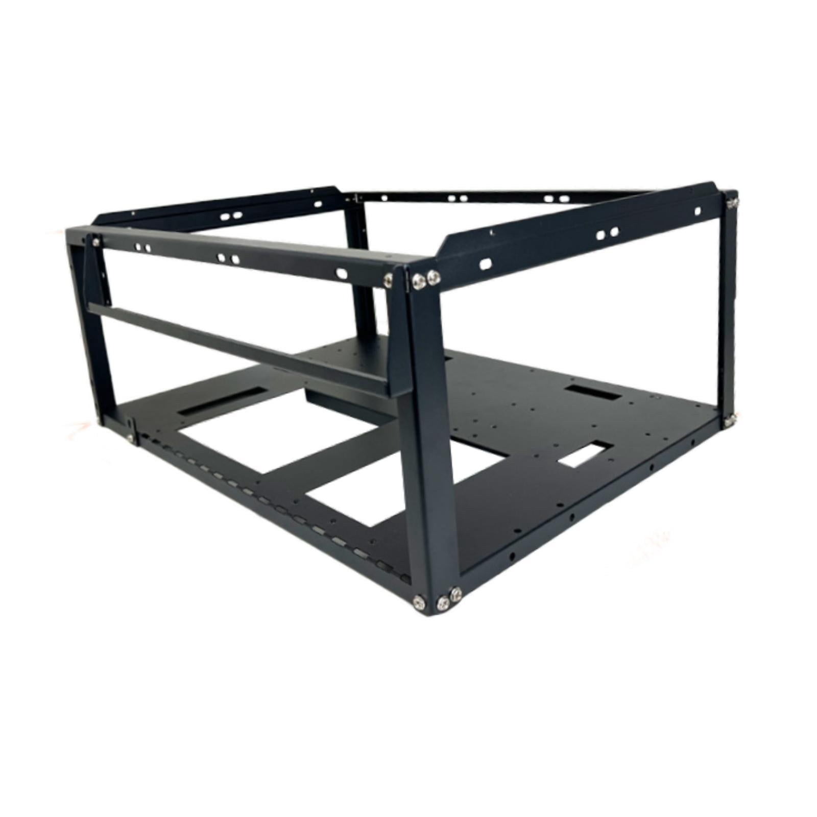 Wzmzjy DIY Gaming Computer Case Stackable Rack for EATX/ITX Motherboards Portable Easy