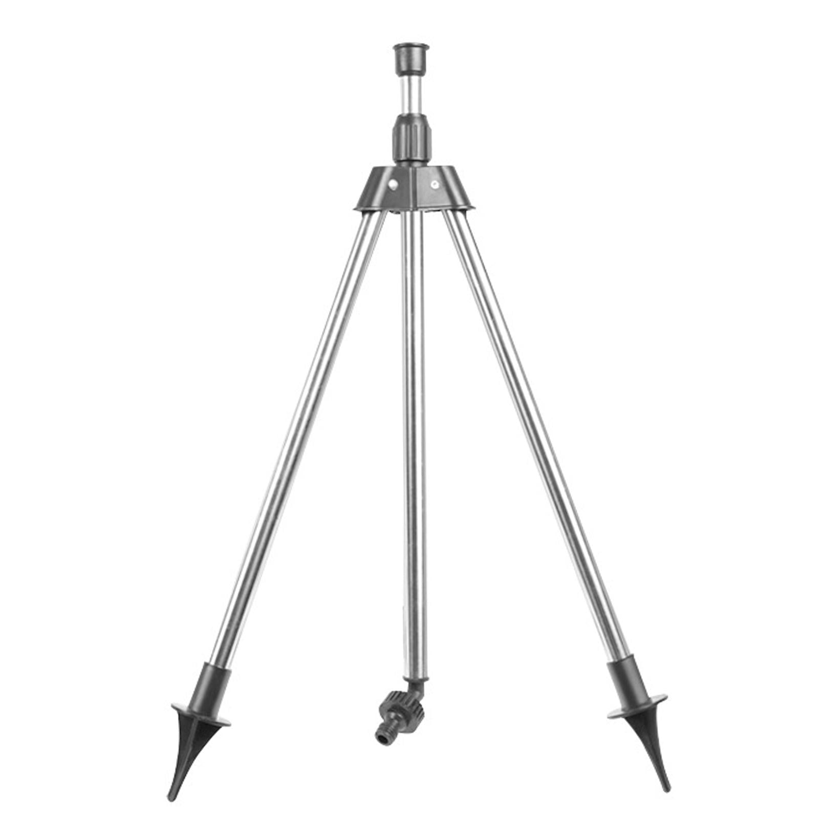 Nishiyuenyi Adjustable Impact Traveling Sprinkler Tripod Base Stainless Steel for Yard Plant
