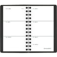ATAGLANCE 2024 Weekly Planner Black Pocket 2 12 x 4 12 Weekly