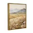 thumbnail image 4 of Stupell Industries Mountain View Meadow Landscape Painting Gold Floater Framed Canvas Art Print Wall Art, 17 x 21, 4 of 10