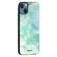 thumbnail image 2 of Marble Glass Case Cover For iPhone 13 mini - Green Marble, 2 of 4