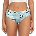 thumbnail image 1 of Fotbe Cute Panda Bear Calzones Estampados para Mujer – Ropa Interior de Algodón, Cómoda, Suave y Elástica-Large, 1 of 6
