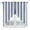 Gray Blue, variant on Swag Valance Curtains for Windows, Navy Blue Stripe Light Filtering Kitchen Curtains with Rod Pocket, Geometric Grey White Vertical Striped Window Treatment Valances for Living Room, 36x63 - 2 PCS