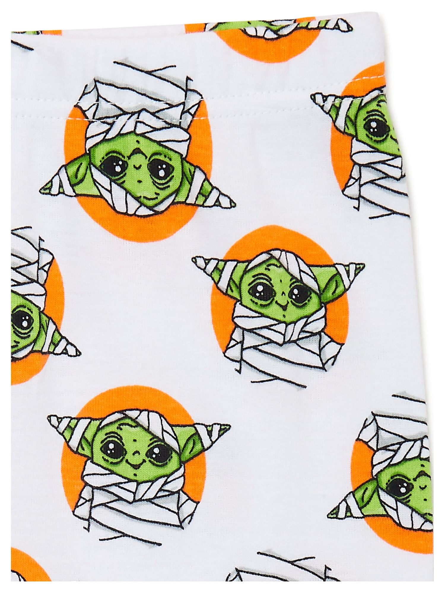 Star Wars Baby Yoda Girls Long Sleeve Top and Pants Halloween Pajama Set, 2-Piece, Sizes 4-10