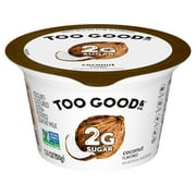 Too Good & Co. Lower Sugar Coconut Flavored Low Fat Greek Yogurt Cultured Product, 5.3 oz