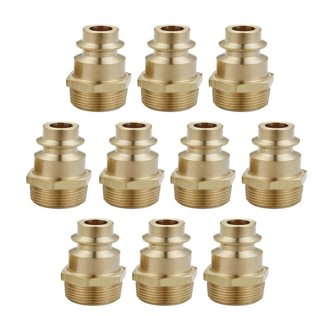 10 Tapones De Acoplamiento Rápido De Rosca Macho/hembra Industrial De 1/4 Pulgadas Macho Sunnimix Tapones del acoplador de rosca hembra