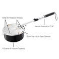 thumbnail image 3 of Campfire Popcorn Popper – Anticuada máquina de palomitas de maíz con mango telescópico, equipo de camping por Great Northern Popcorn (negro), 3 of 5