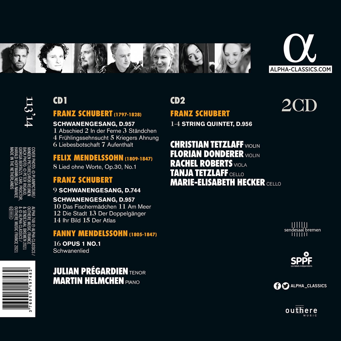 Schubert - Works - Music & Performance - CD