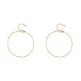 thumbnail image 1 of Minnieouse Tobillera ajustable, exquisitas cuentas de Metal, de tobillo de aleación, accesorio de moda de estilo Simple, tobilleras para mujer, Type2 NO2 Minnieouse CBP200182, 1 of 1