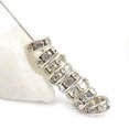 thumbnail image 3 of 50pcs/lot 8mm Rhinestone Rondelle Crystal Round Loose Spacer Beads for Jewelry Making DIY Bracelet Necklace Accessories, 3 of 5