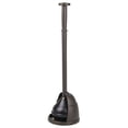 thumbnail image 6 of mDesign Plastic Freestanding Toilet Plunger and Storage Cover Set, Bronze, 6 of 8
