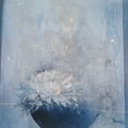 thumbnail image 2 of Vriesendorp, Heleen 15x15 Black Ornate Wood Framed with Double Matting Museum Art Print Titled - Blue Magnificence II, 2 of 4