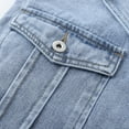 thumbnail image 5 of LYMAYTER Womens Denim Jacket Spring Sleeveless Jeans Waistcoat Female Versatile Vest Tops S-3XL, 5 of 9