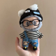 thumbnail image 5 of Ropa y accesorios para minimuñecos de peluche de 17 cm para Kpop coreano Exo Labubu Idol, ropa a rayas, ojos, zapatos, traje, regalo, 5 of 5