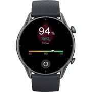 Amazfit GTR 3 Smart Watch: Android & iOS - GPS Fitness Tracker with 150 Sports Modes - 21-Day Battery Life - 1.39 AMOLED Display - Blood Oxygen Heart Rate Tracking - Waterproof, Thunder Black