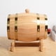 thumbnail image 2 of Barril de vino de madera vintage, barril de vino tinto de 3 l, barril de roble, barril de cerveza de madera para restaurante, barril de vino, decoración de bodega, 2 of 4