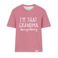 thumbnail image 3 of LSLJS Mode Femmes Col Rond Manches Courtes Imprimé T-Shirt Blouse Décontractée Hauts, Cadeaux pour Femmes, 3 of 4