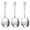 07# (3Pcs Square Spoons), variant on Stainless Steel Flatware Serving, 8.7-Inch Long Handle Slotted Spoons and Serving Spoons for Buffet, Banquet, Cooking, and Kitchen (Slotted Spoon)